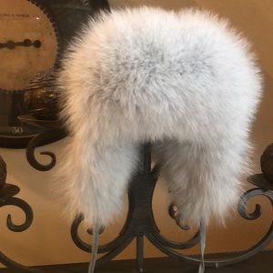 Genuine fox fur hat